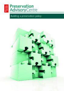 6399 Preservation Policy Booklet version2October:2018 NPO Monitoring the Library Archive Leaflet