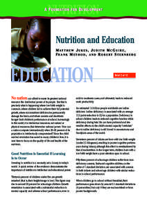 NUTRITION  A F OUNDATION FOR