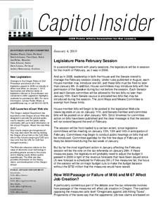 January 2010 Capitol Insider