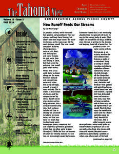 Pierce Conservation District Mission: Volume 11 - Issue 3 FALL 2014