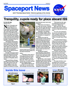 Jan. 22, 2010  Vol. 50, No. 2 Spaceport News