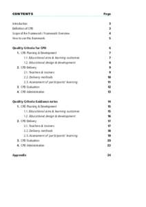 Human resource management / Sing Up / E-learning / Evaluation / Quality assurance / CPD Mark / Personal development / Education / Continuing professional development