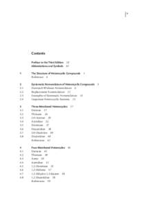 V  Contents Preface to the Third Edition IX Abbreviations and Symbols XI 1