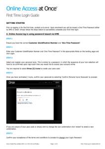 Microsoft Word - Online Access_First Time Login Guide_071210.doc