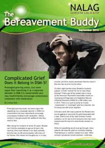 The  NALAG Centre for Loss & Grief  Bereavement Buddy