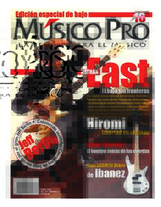 MPcover_MP 4/2005cover:29 AM Page 1  Músico Pro La revista para el músico  ®