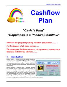 Finance / Business / Rich Dad / Cashflow 101 / Cash flow / Cash flow forecasting / Statistical forecasting