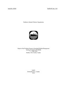 Fisheries management / Fisheries and Oceans Canada / Northwest Atlantic Fisheries Centre / Halibut / Fish / Fisheries science / Northwest Atlantic Fisheries Organization