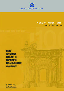 Economic theories / Corporate finance / Measurement / Uncertainty / Rate of return / Risk / Perfect competition / Real options valuation / Elasticity / Economics / Financial economics / Industrial organization