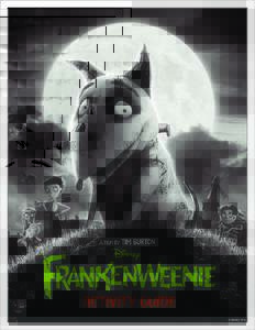 © DISNEY 2012  An Experiment That’s Larger Than Life! From creative genius Tim Burton comes Frankenweenie, a heartwarming tale about a boy and his dog. After unexpectedly losing his beloved dog Sparky, young Victor h