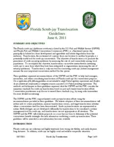 Microsoft Word - 20110611_Scrubjay_translocation_guidelines.docx