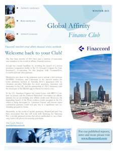 Global Affinity Finance Club Winter 2015