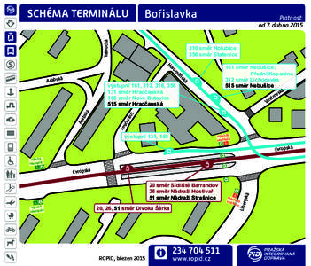 Bořislavka  2I?LO@Eñ SCHÉMA TERMINÁLU