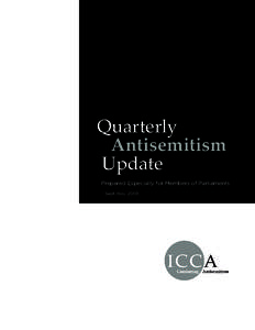 Inter-parliamentary Coalition for Combating Antisemitism i  Quarterly Antisemitism Update Prepared Especially for Members of Parliaments