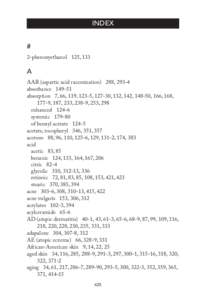 Index # 2-phenoxyethanol 125, 133 A AAR (aspartic acid racemization) 288, 293-4