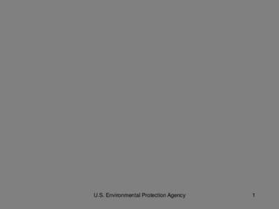 United States Environmental Protection Agency / Carrier Air Wing