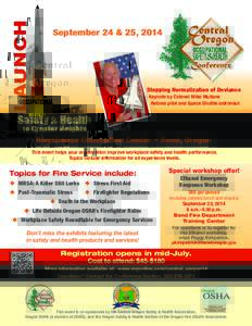 Occupational Safety and Health Administration / Safety / Workplace safety / Occupational safety and health / Ethics / Oregon Occupational Safety and Health Division