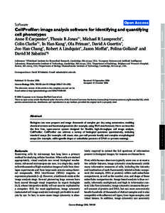 Open Access  et al. Carpenter 2006 Volume