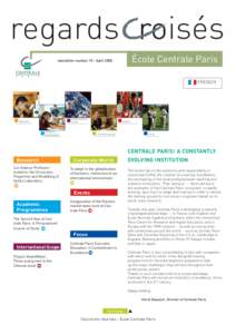 Newsletter Ecole Centrale Paris 15