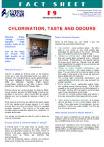 Water treatment / Oxidizing agents / Chlorine / Halogens / Occupational safety and health / Water supply network / Chlorination / Tap / Water / Matter / Chemistry / Soft matter