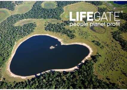 1. LifeGate | Chi siamo LA SOSTENIBILITA’ E’ L’UNICA CHIAVE PER: Salvare il pianeta Creare un’immagine solida e credibile