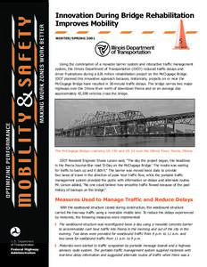 Innovation During Bridge Rehabilitation Improves Mobility WINTER/SPRING[removed]FACT SHEET