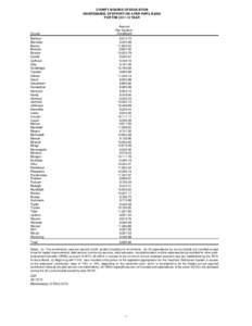 COUNTY BOARDS OF EDUCATION MAINTENANCE OF EFFORT ON A PER PUPIL BASIS FOR THE[removed]YEAR County Barbour