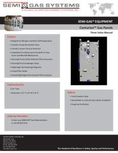 Centurion™ Three Valve Manual Gas Panel- SGS Brochure