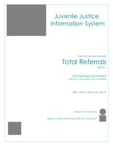 2012 Youth & Referrals Appendices
