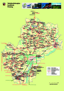 Verkehrslinienplan Landkreis Freising Freising Dachau