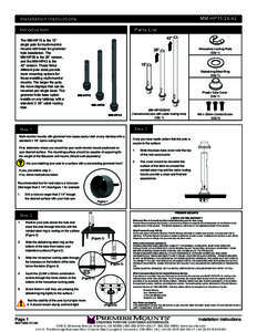 MM-HP15[removed]Installation Instructions Introduction The MM-HP15 is the 15” single pole for multi-monitor