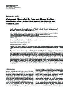 Physical oceanography / Asteroidea / Crown-of-thorns starfish / Fauna of Western Australia / Atoll / Coral reef / Hawaiian Islands / Fagatele Bay National Marine Sanctuary / French Frigate Shoals / Islands / Physical geography / Coastal geography