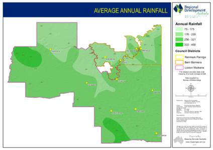 AVERAGE ANNUAL RAINFALLAnnual Rainfall