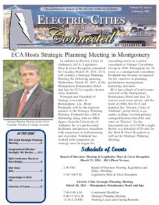 Volume XI, Issue 2 February, 2011 ECA Hosts Strategic Planning Meeting in Montgomery  Strategic Planning Meeting speaker, Brent