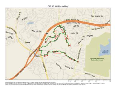 OIS 15 AM Route Map  0 mi 0.2