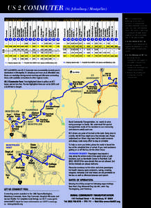 Rural Community Transportation / St. Johnsbury /  Vermont / U.S. Route 2 / Waterbury /  Vermont / Vermont / U.S. Route 2 in Vermont / Montpelier /  Vermont