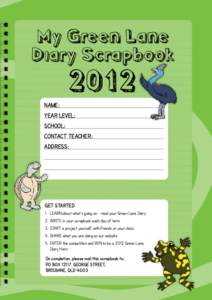 My Green Lane Diary Scrapbook[removed]NAME: