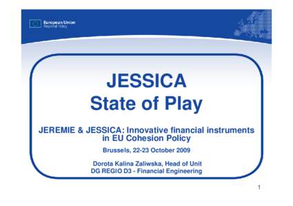 Genealogy / European Investment Bank / Jessica / Castilla