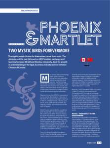 PHiLANtHROPY FOCUS  EDUCATION Phoenix &Martlet