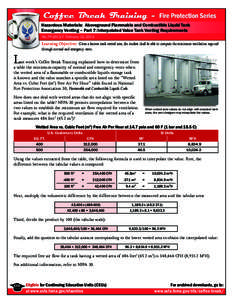 Coffee Break Training - Fire Protection Series - Hazardous Materials:  Aboveground Flammable and Combustible Liquid Tank Emergency Venting - Part 7:  Interpolated Value Tank Venting Requirements