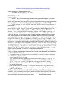 Southern Campaign American Revolution Pension Statements & Rosters Pension Application of Middleton Brooks S31572 Transcribed and annotated by C. Leon Harris State of Georgia } SS County of Jackson }