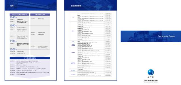 沿革  会社拠点情報 エヌケーケー物流株式会社