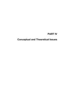 PART IV Conceptual and Theoretical Issues 14. The System of Price Statistics  A. Introduction