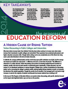 EDUCATION COMMISSION OF THE STATES  WWW.ECS.ORG/PER Price discrimination in the form of tuition discounts