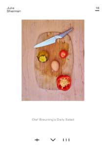Julia Sherman 18  Olaf Breuning’s Daily Salad