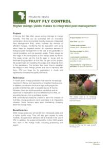 Biological pest control / Integrated pest management / Wasp / Mango / International Centre of Insect Physiology and Ecology / Insect / Biology / Phyla / Protostome