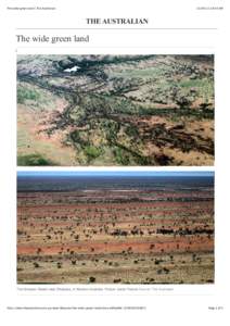 The wide green land | The Australian[removed]:45 AM THE AUSTRALIAN