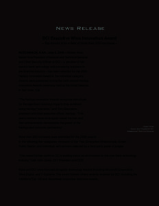 News Release DCI Executive Wins Innovation Award - Top honors from a field of more than 200 nominees HUTCHINSON, KAN., July 6, 2010 – Robert Ross, Senior Vice President of Network and Technical Services and Chief Secur