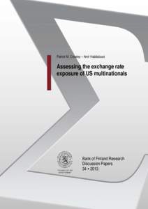 Assessing the exchange rate exposure of US multinationals