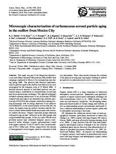 Aerosol science / Condensed matter physics / Particulates / Spectroscopy / Materials science / XANES / Particle-size distribution / Particle-induced X-ray emission / Nanoparticle / Chemistry / Physics / Science